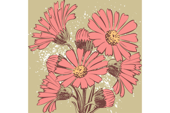 Attractively Arranged Bunch of Flowers