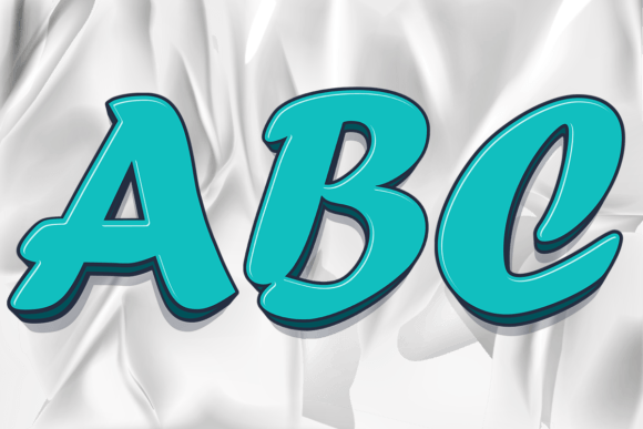 Cartoon Comic Letter Number PNG Images for Design