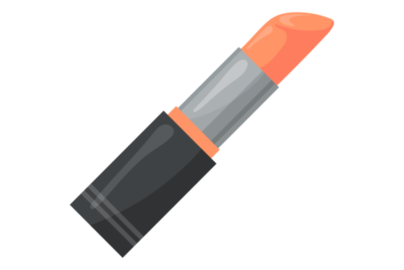Cartoon Lipstick Icon. Makeup Symbol. De: A Practical Guide to Visual Identity in Digital Design