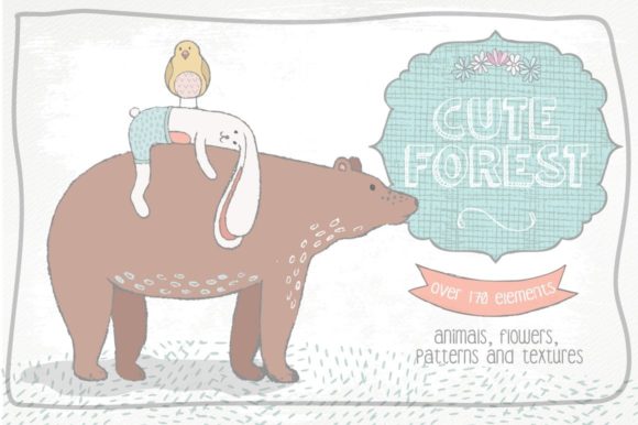 Cute Forest Collection for Creative Projects