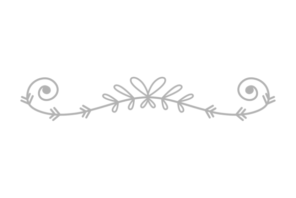 Elegant Hand Drawn Header Symmetrical D