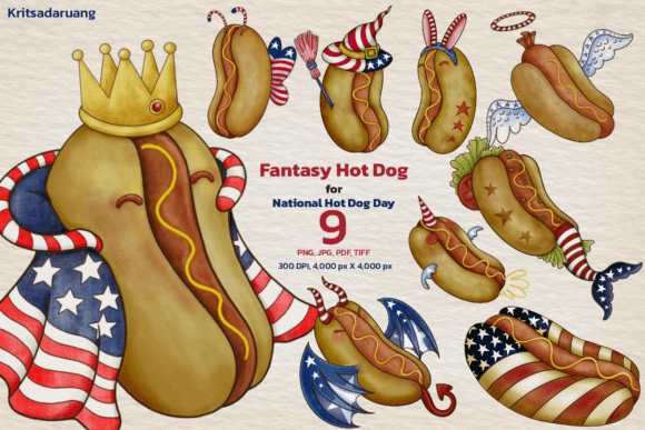 Fantasy Hot Dog for National Hot Dog Day: A Strategic Creative Asset for Designers and Brands