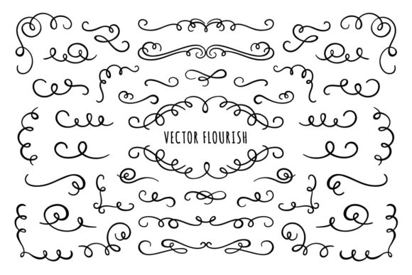 Flourish Frame, Corners and Dividers