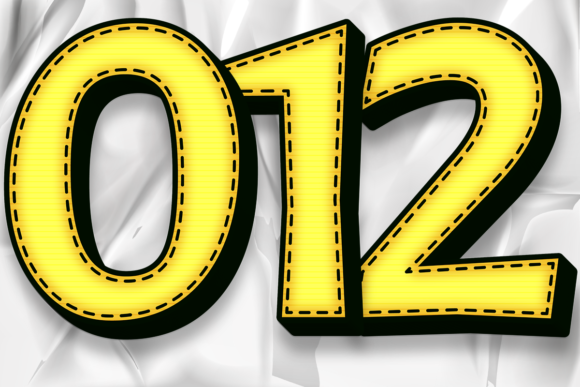 Graphic EPS Numbers Design PNG Images