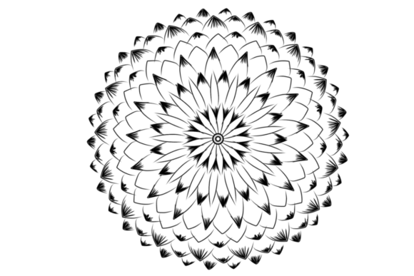 Line Art Sunflower