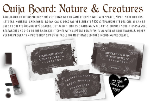 Ouija Board Kit: Nature & Creatures