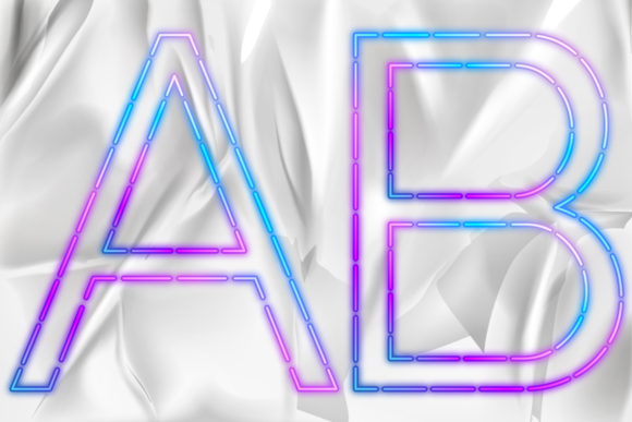 PNG Letters Numbers Bold Dotted Color for Modern Graphic Projects
