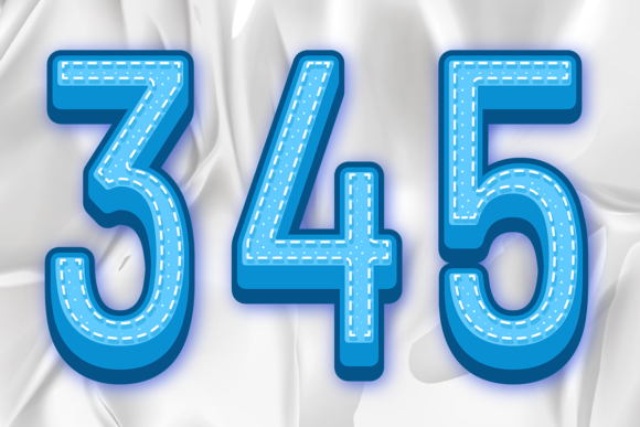 PNG Number Stitching Images Transparent