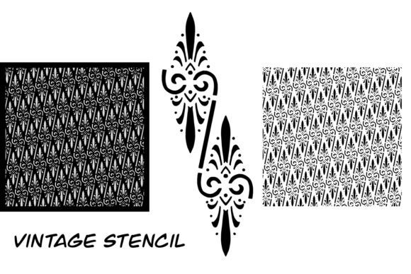 Reimagining the Vintage Stencil: From Static Art to Digital Flexibility