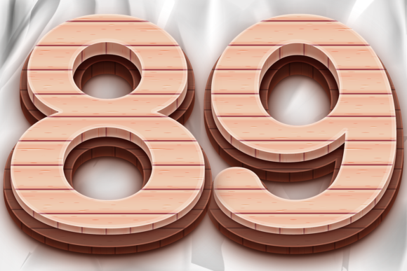 Texture Wood Numbers Images Design: Integrating Natural Aesthetics into Digital Workflows