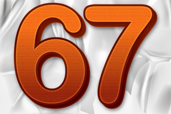Wood Number Texture Graphic Image Design