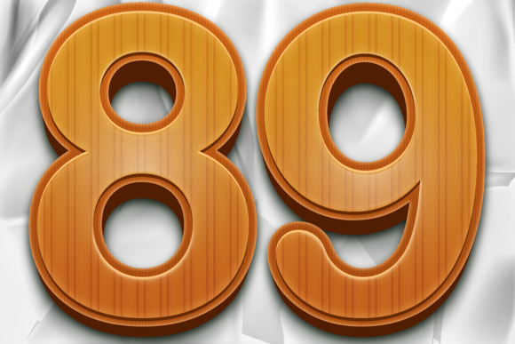 Wood Texture Numbers PNG Graphic Design