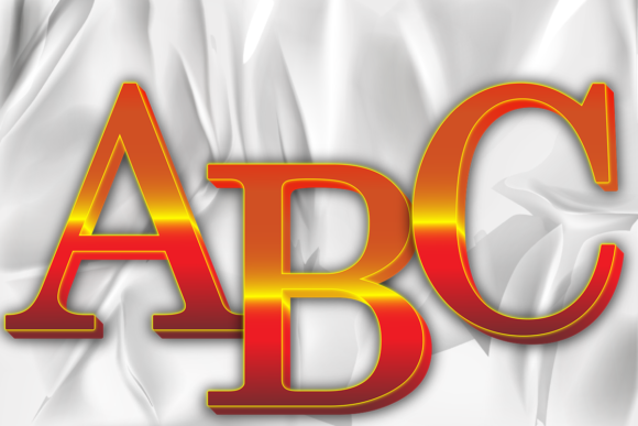 Yellow Shiny Alphabet Letter Numbers: A Design Evaluation